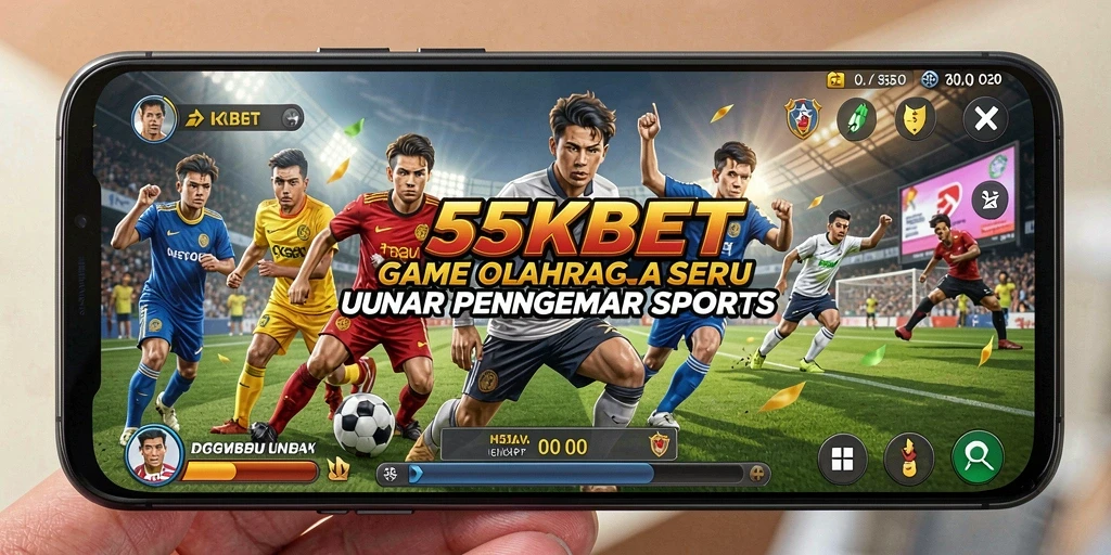 Tampilan gameplay mendebarkan di 55KBET dengan berbagai jenis olahraga.