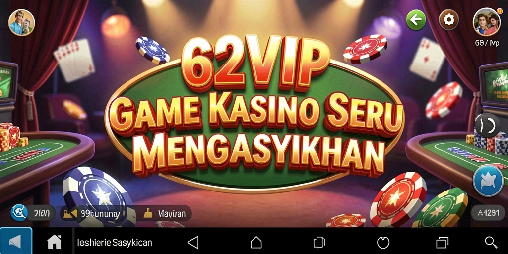 Screenshot gameplay kasino 62VIP yang menarik dan seru.