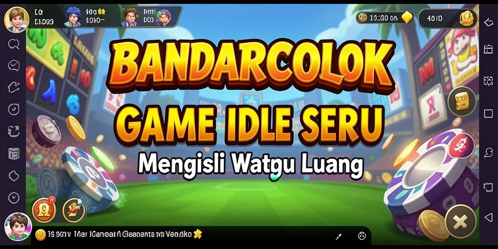 Tampilan gameplay BANDARCOLOK yang santai dan menarik.