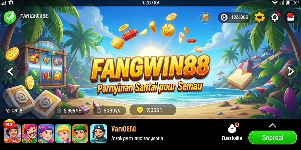 Tampilan gameplay seru dan menantang dari FANGWIN88.