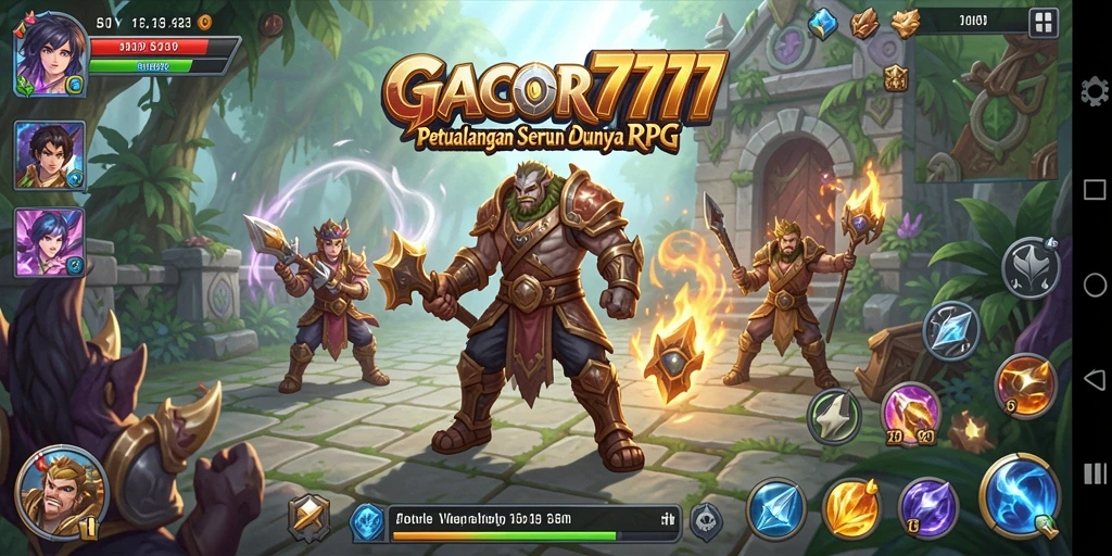 Gameplay seru dalam <strong>GACOR777</strong> yang penuh petualangan di dunia RPG.