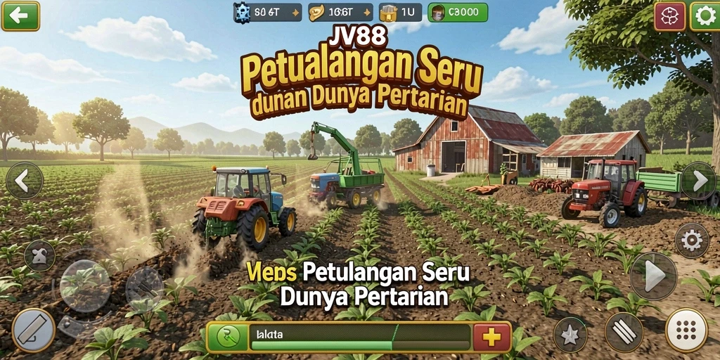 Gameplay seru dalam dunia pertanian yang penuh warna.