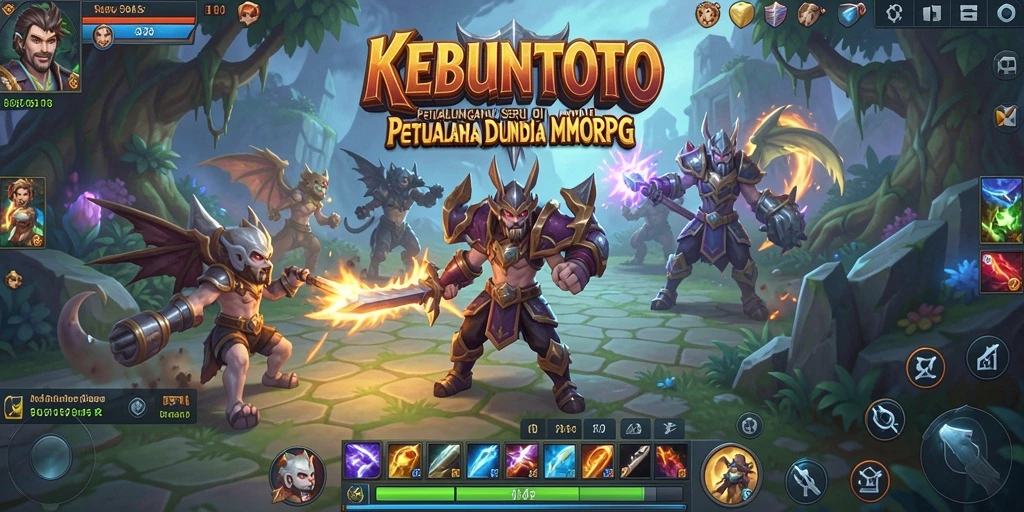 Gameplay KEBUNTOTO yang mendebarkan dalam dunia MMORPG.