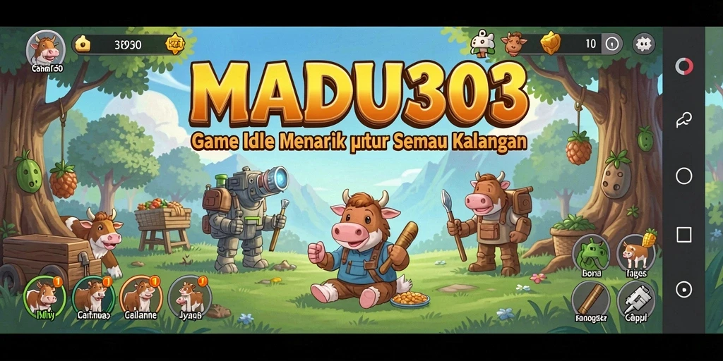 Tampilan gameplay Idle yang menarik dan interaktif di MADU303.