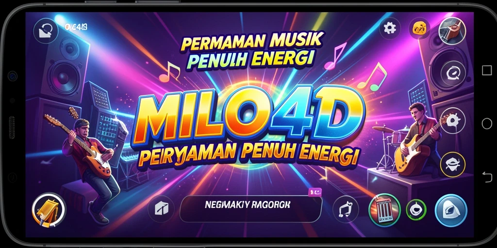 Tampilan gameplay <strong>MILO4D</strong> yang menawan dengan efek visual dinamis.