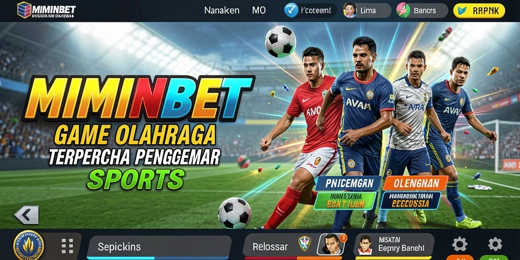 Tampilan screenshot MIMINBET menampilkan ajang olahraga yang mendebarkan.
