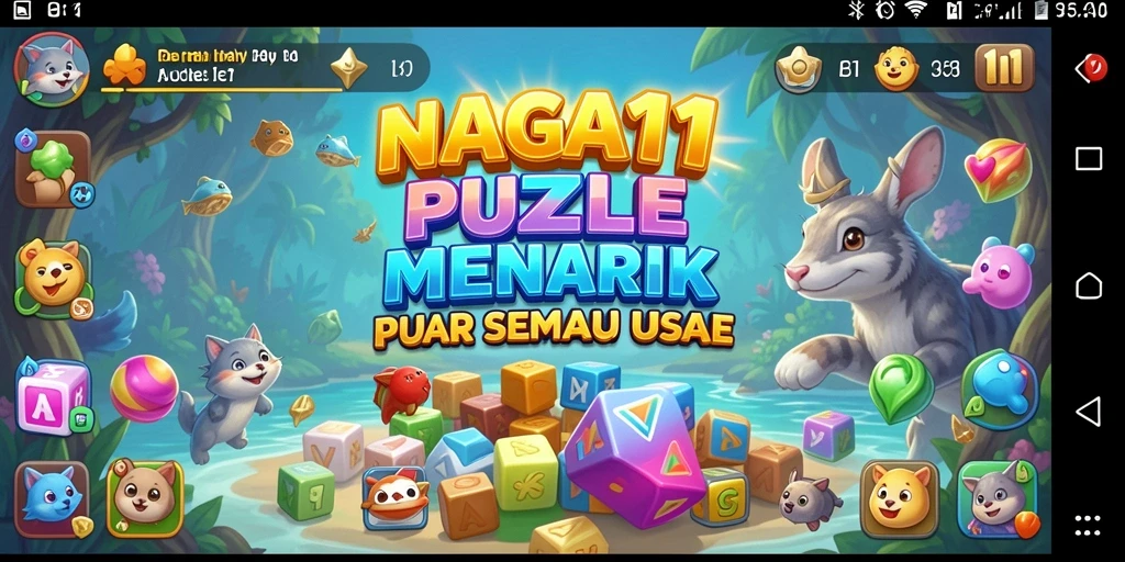 Screenshot NAGA11 menampilkan gameplay yang menantang dan menyenangkan.