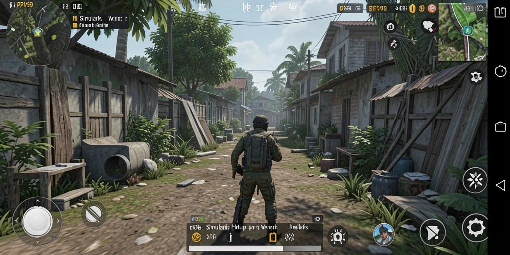Tangkapan layar gameplay PPV99 yang menunjukkan kehidupan virtual yang dinamis.