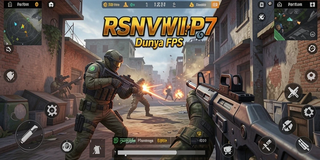 Gameplay intens di RSNVIP7 menunjukkan aksi menembak yang mendebarkan.