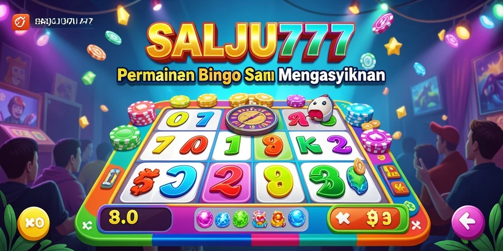 Tampilan gameplay menarik dari SALJU777 dengan suasana Bingo yang seru.