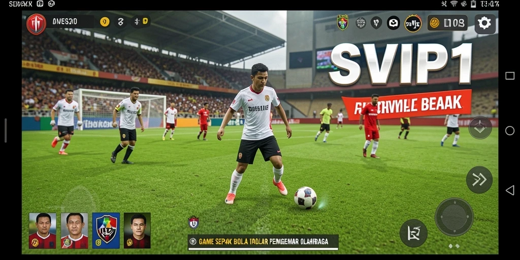 Pengalaman gameplay sepak bola yang mendebarkan dalam SVIP1.