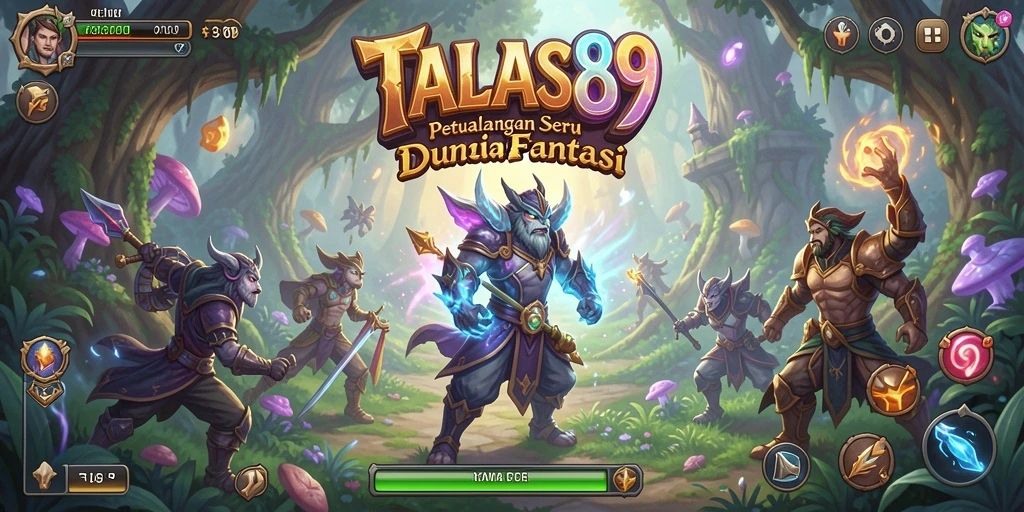 Tampilan gameplay seru di dunia fantasi TALAS89.