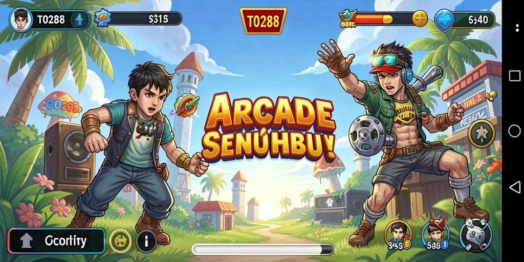 Tampilan gameplay yang seru dan menantang dari TO288.