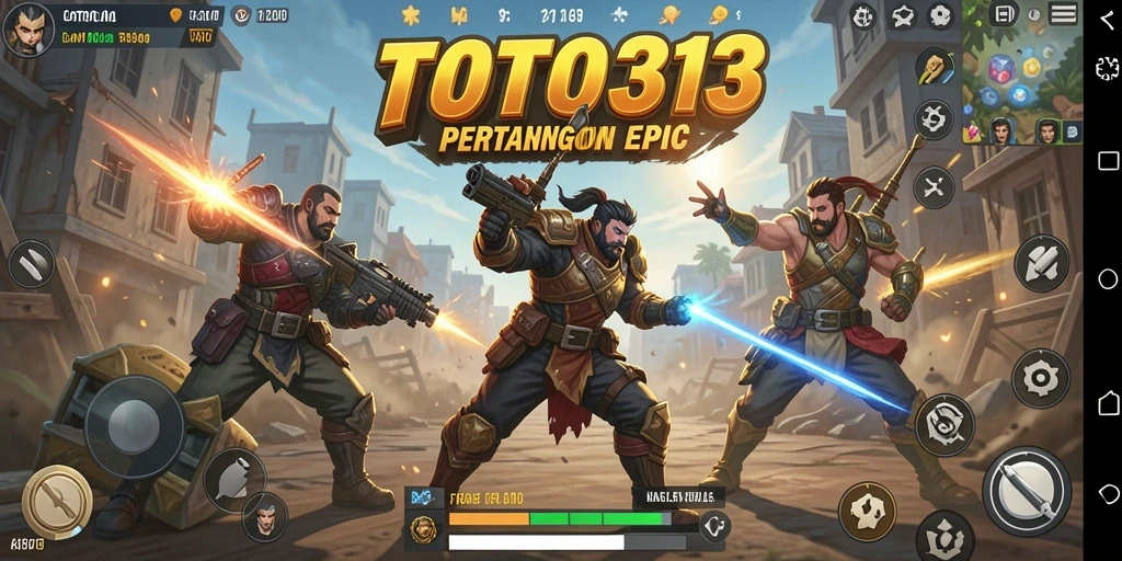 TOTO313 menampilkan gameplay Battle Royale yang seru dan mendebarkan.