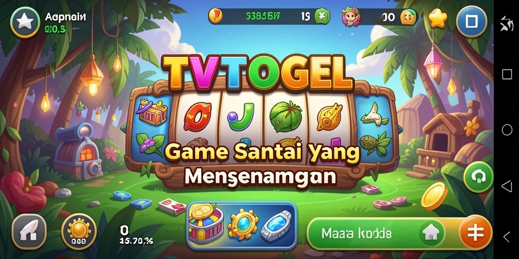 Tampilan gameplay TVTOGEL yang seru dan interaktif.